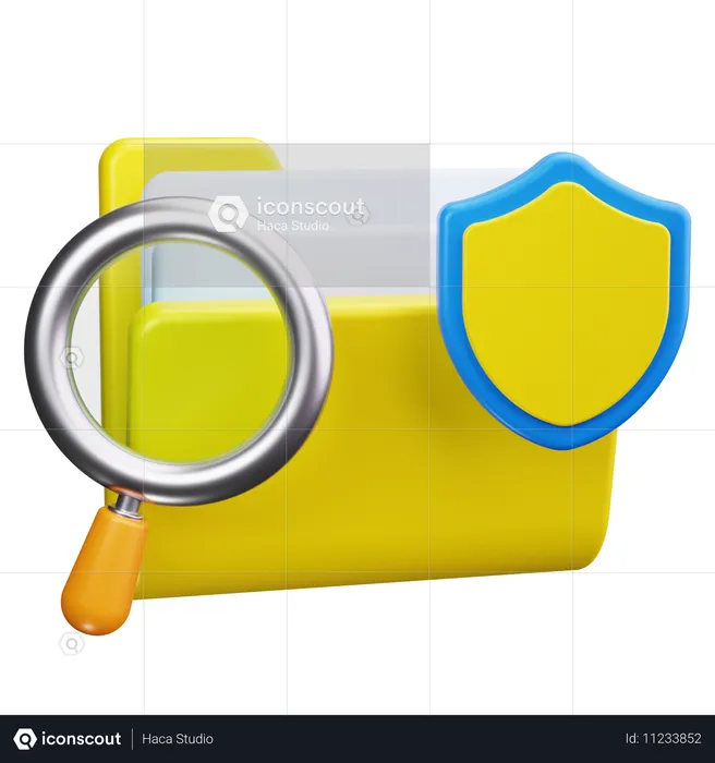 Data Protection  3D Icon