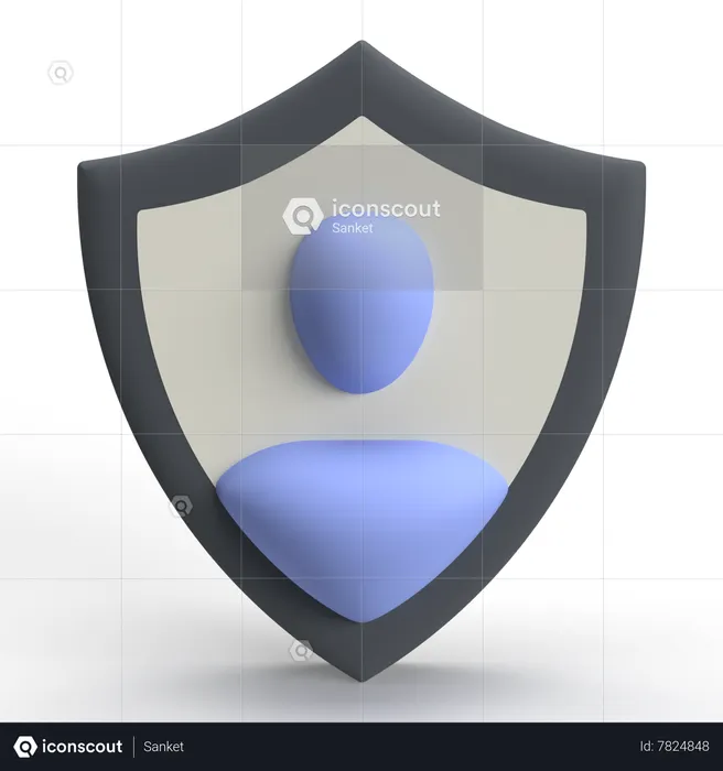 Data Protection  3D Icon