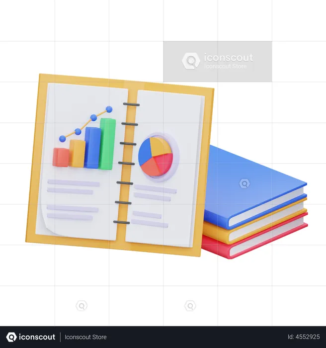 Data Report Analysis  3D Illustration