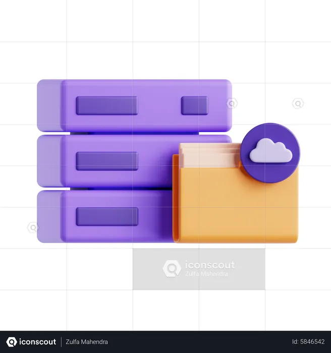 Data Server  3D Icon