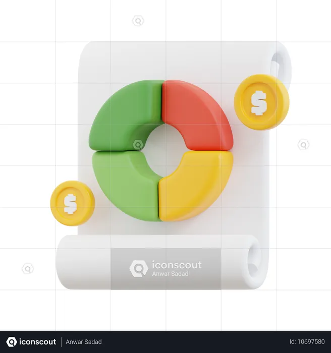 Data Statistics  3D Icon