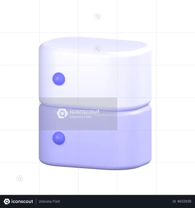 Data Storage  3D Icon