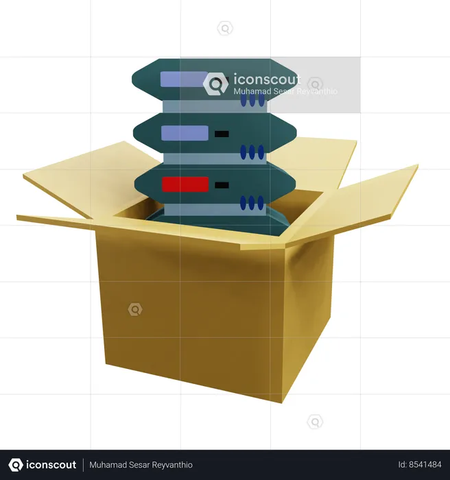 Data Storage  3D Icon