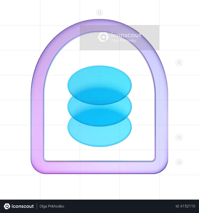 Data Tunnel  3D Icon