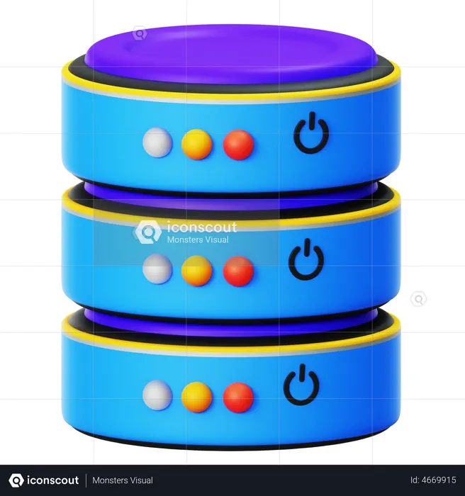 Database  3D Illustration