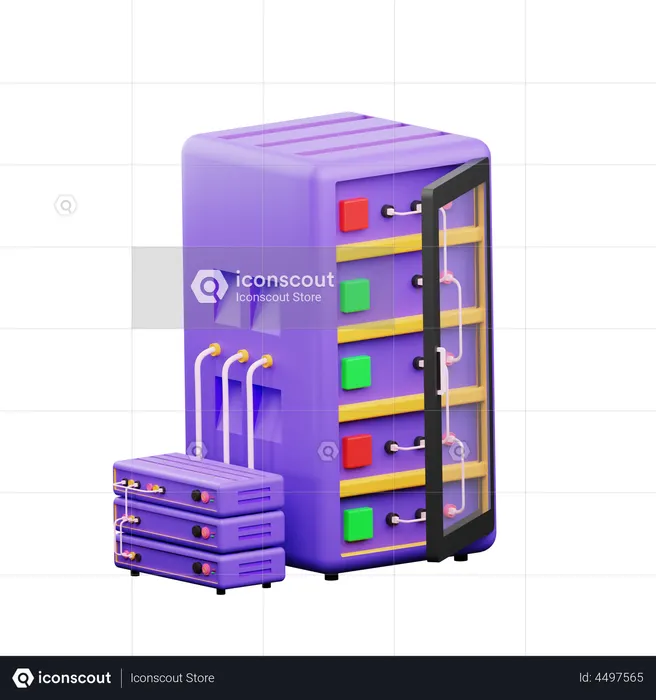 Database  3D Illustration