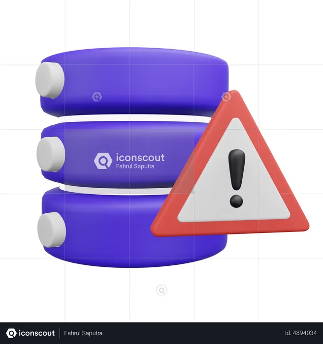 Database Error  3D Icon