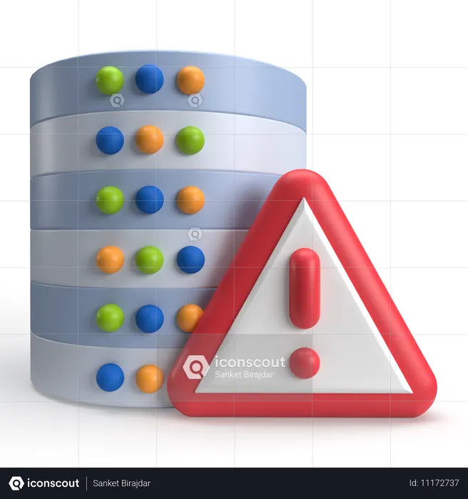 Database Error  3D Icon