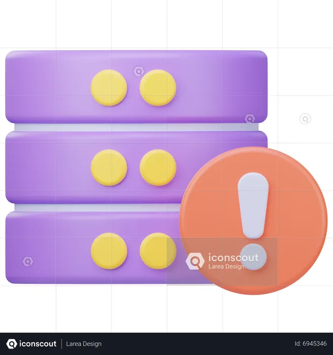 Database Error  3D Icon