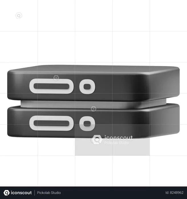 Database Hardware  3D Icon