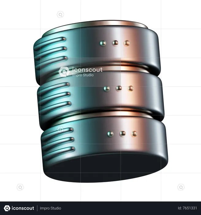 Database Hardware  3D Icon