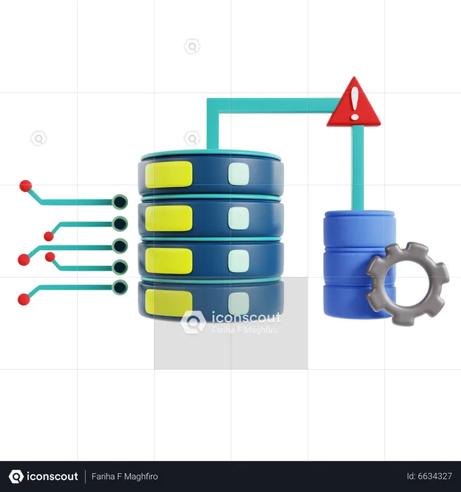 Database Management  3D Icon