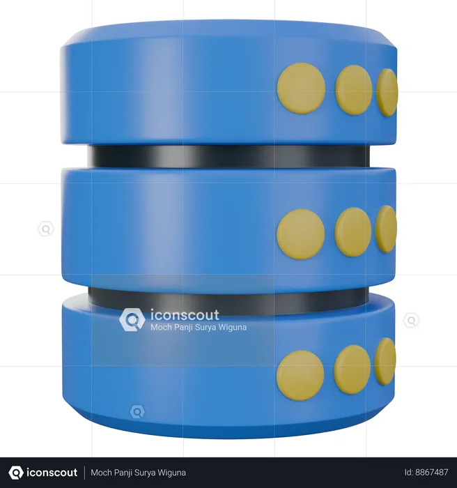 Database Management  3D Icon