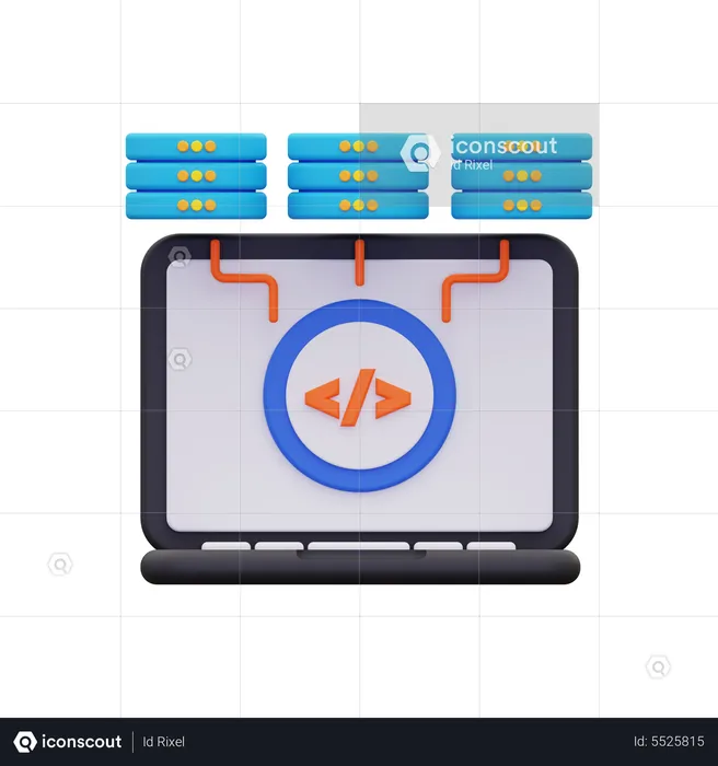 Database Management  3D Icon