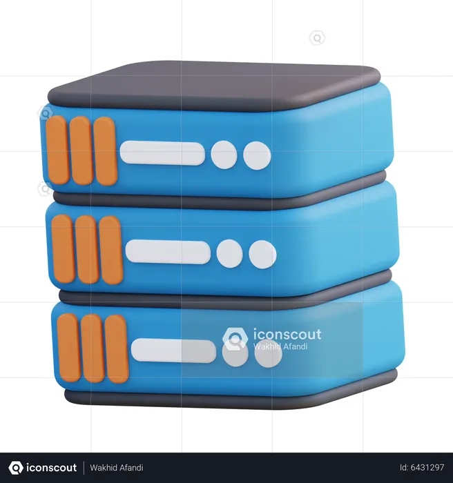Database Server  3D Icon