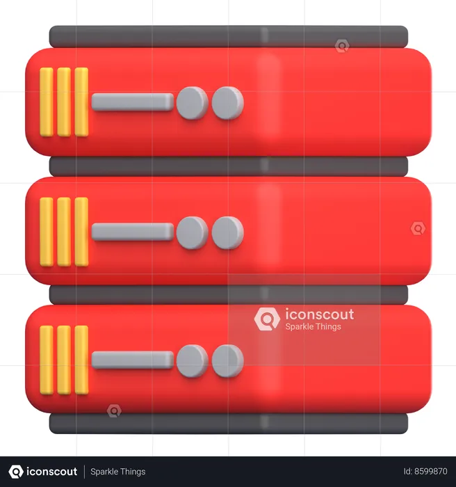 Database Server  3D Icon