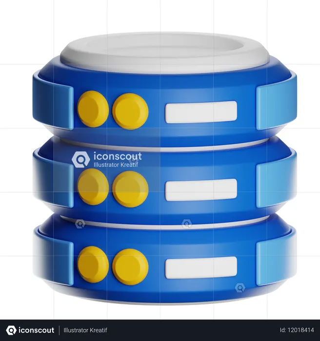 Database Server  3D Icon