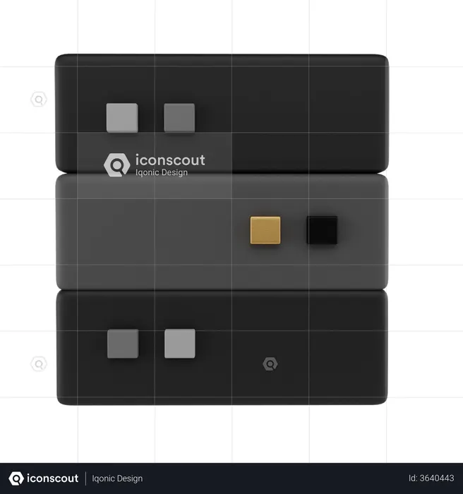 Database Server  3D Icon