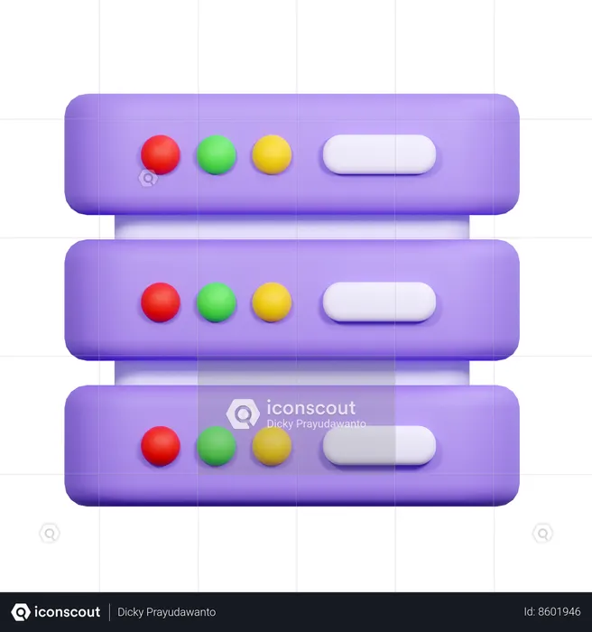Database Server  3D Icon