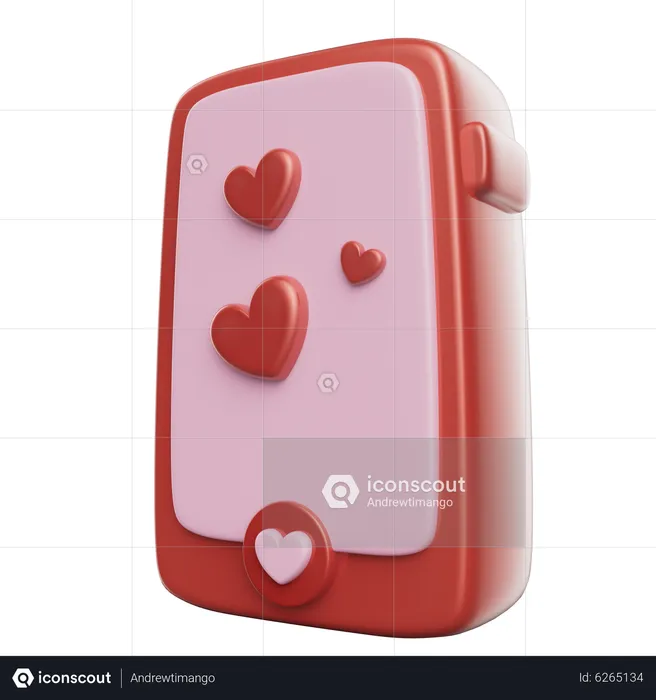 Date App  3D Icon