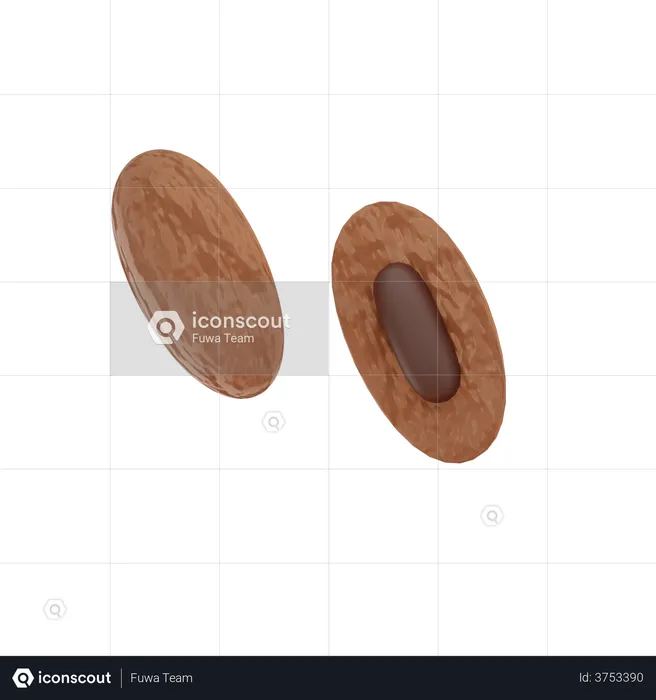 Date Fruit  3D Illustration