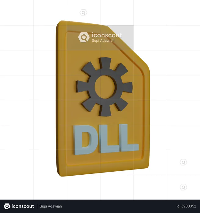 Dll-Datei  3D Icon