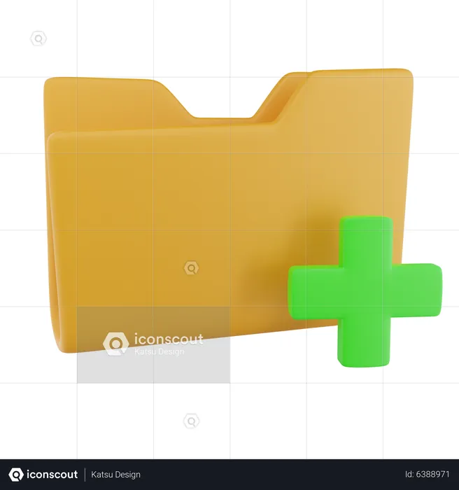 Datei hinzufügen  3D Icon