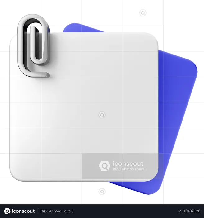 Dateinotiz  3D Icon