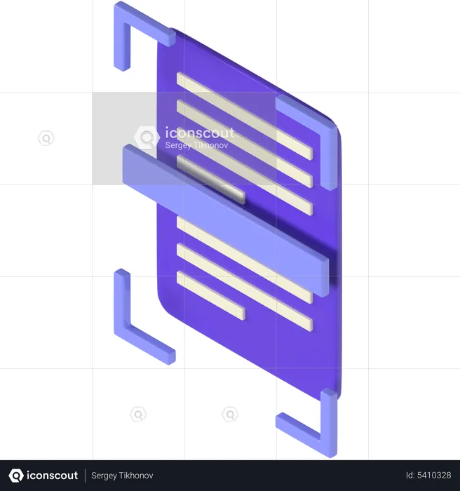 Dateiscanner  3D Icon