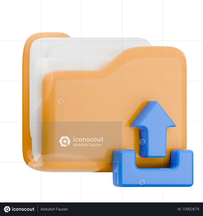 Datenupload  3D Icon