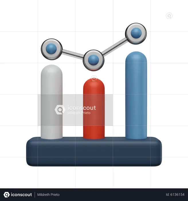 Datenanalyse  3D Icon