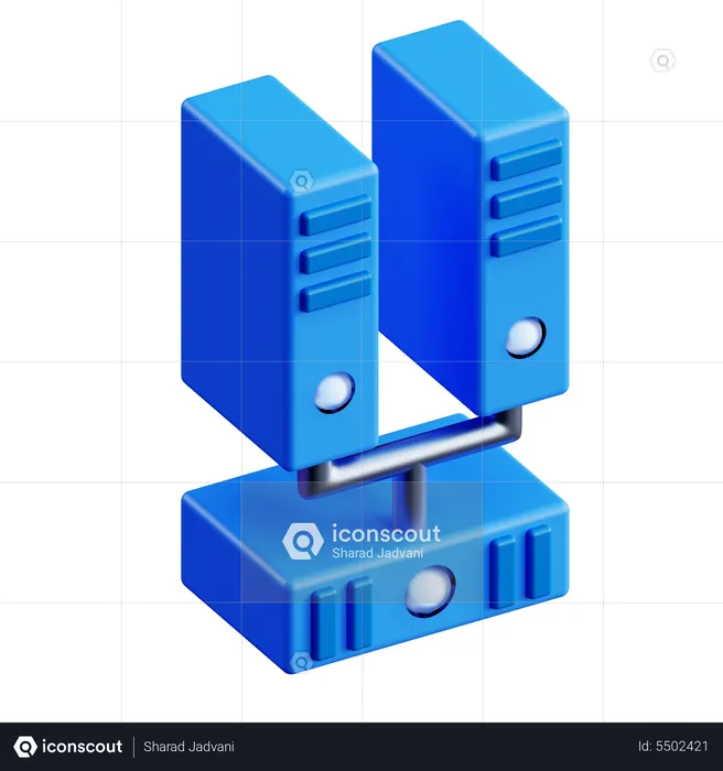 Datenbank  3D Icon