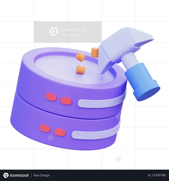 Datengewinnung  3D Icon