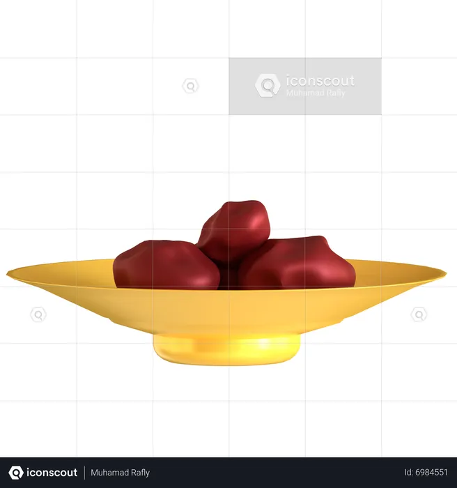 Dates  3D Icon