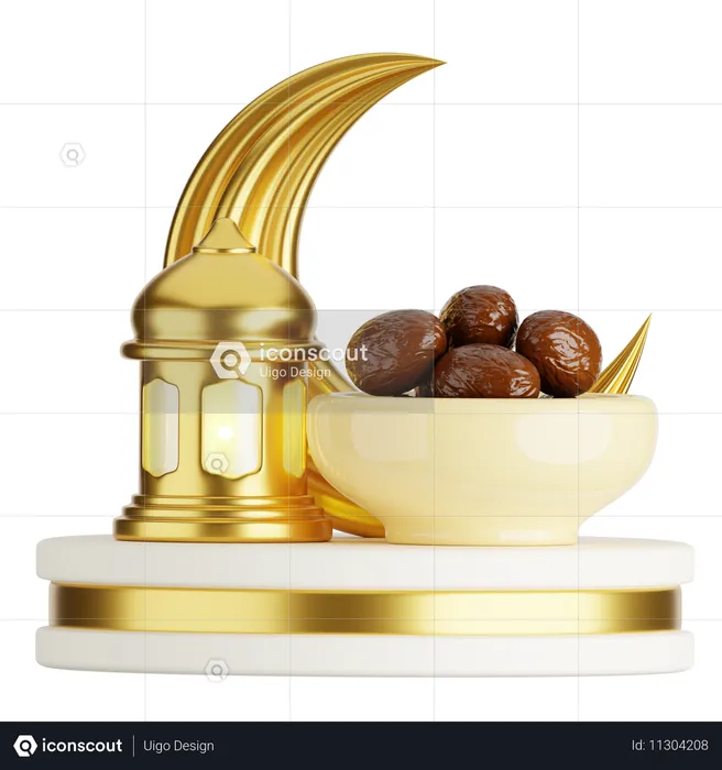 Dates Food  3D Icon