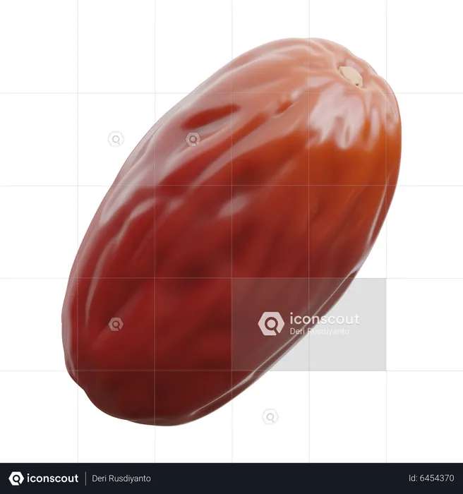 Dates Fruit  3D Icon