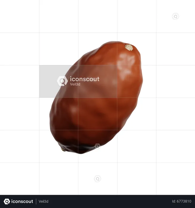 Dates Fruit  3D Icon