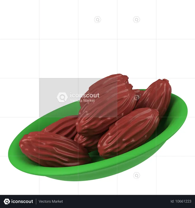 Datum Obst  3D Icon