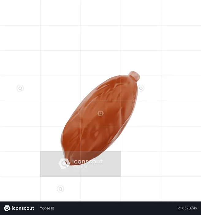 Datteln Obst  3D Icon