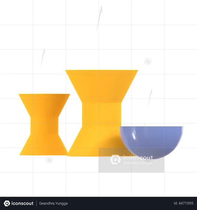 Daumenstift  3D Icon