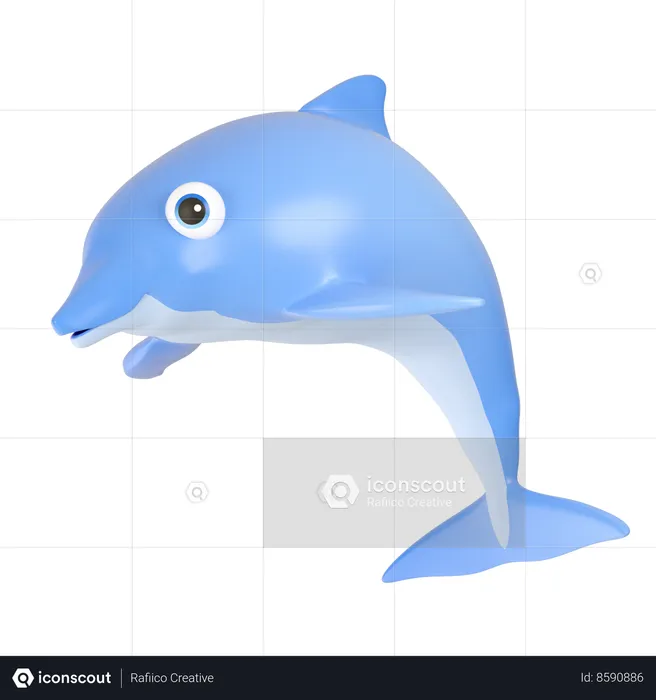 Dauphin  3D Icon