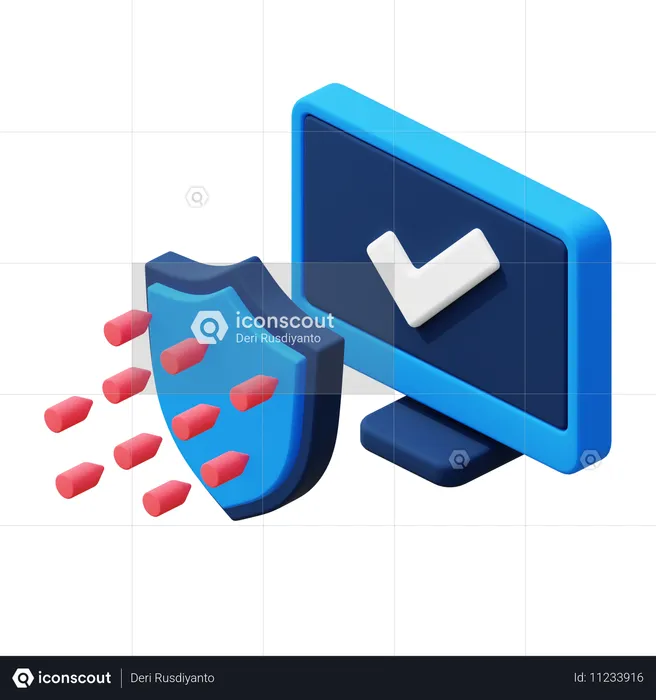 DDoS-Angriffsprävention  3D Icon