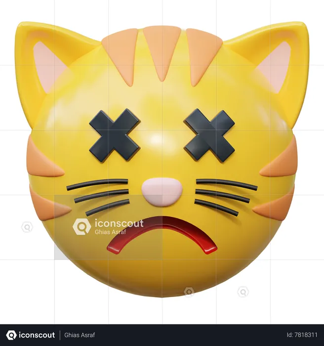 Dead Emoji 3D Icon