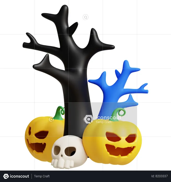 Dead Tree  3D Icon