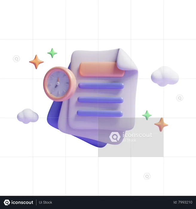 Deadline  3D Icon