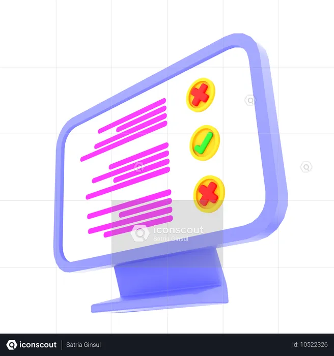 마감일 작업  3D Icon