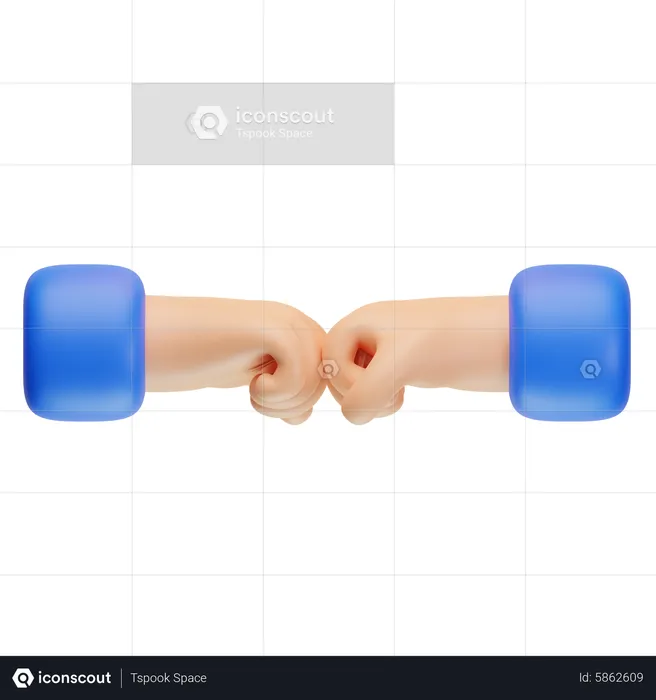 Deal Done Hand Gesture  3D Icon