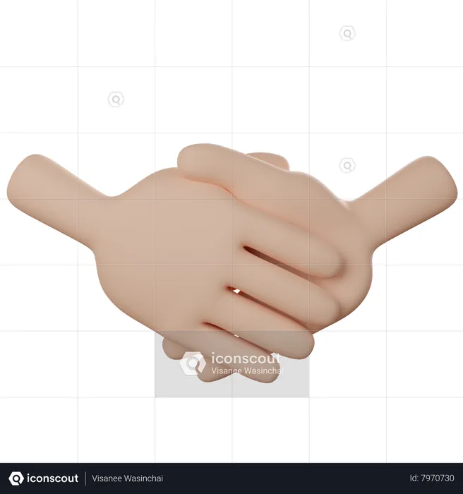 Deal Gesture  3D Icon
