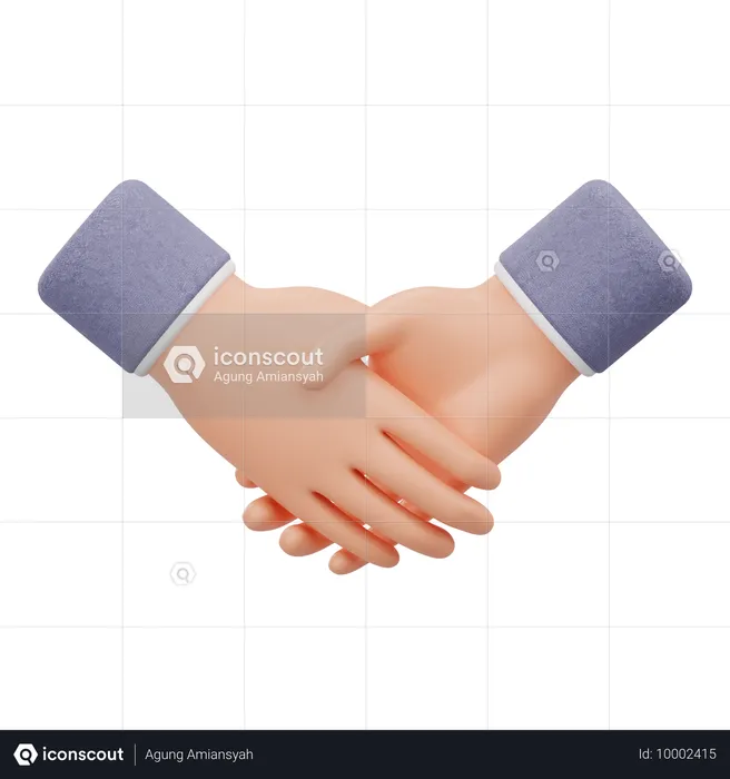 Deal-Handbewegung  3D Icon