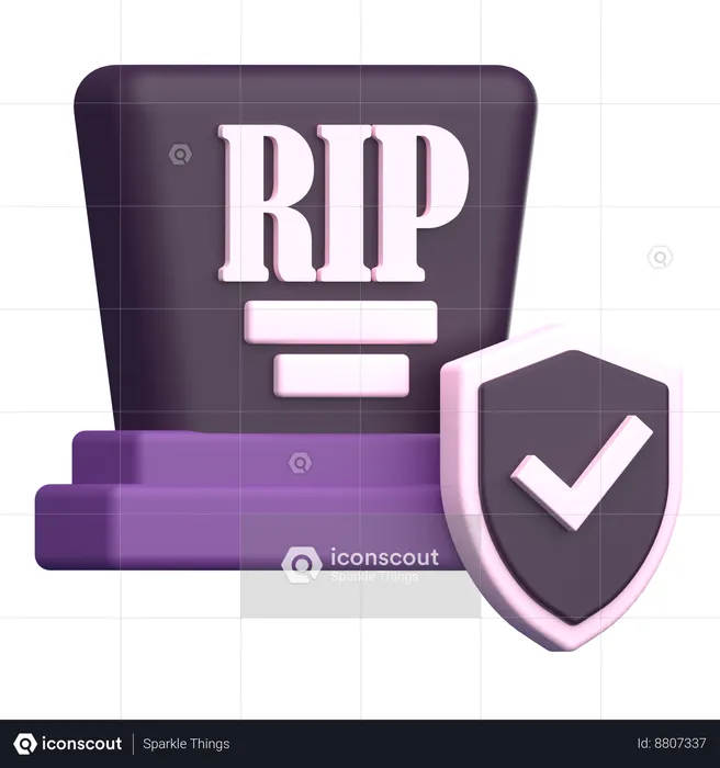 Death Insurance  3D Icon